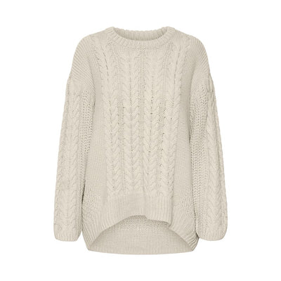 Pull en coton beige Vero Moda