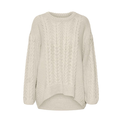 Pull en coton beige Vero Moda