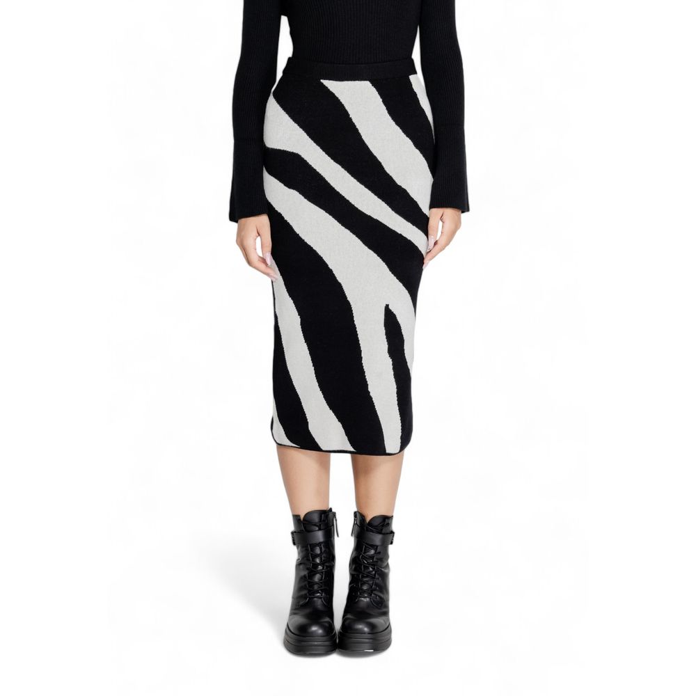 Vero Moda Zwarte Viscose Rok