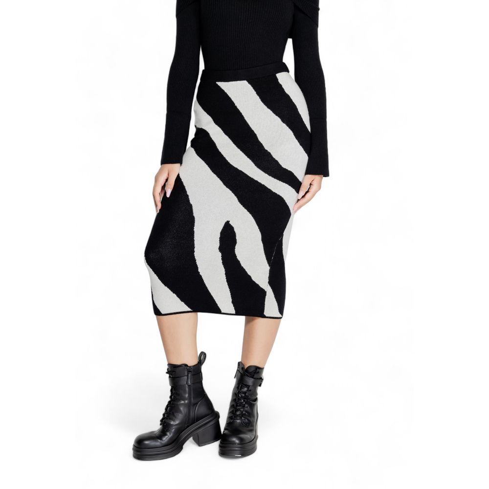 Vero Moda Zwarte Viscose Rok
