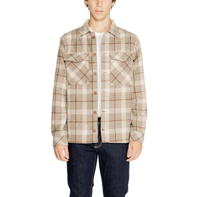 Chemise beige en polyester Hamaki-Ho