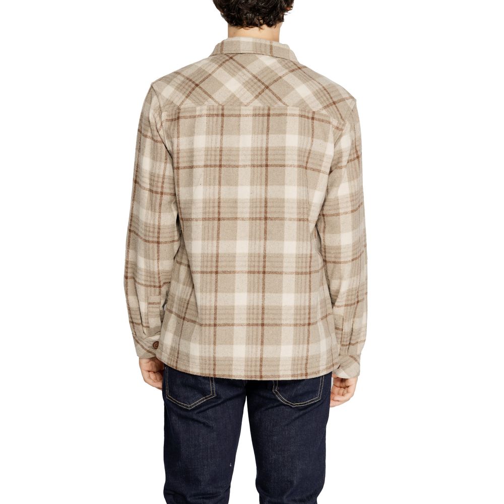 Chemise beige en polyester Hamaki-Ho