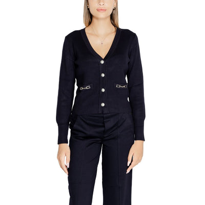 Cardigan Morgan De Toi en viscose bleu