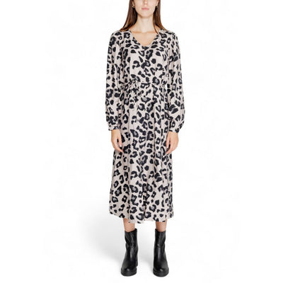 Jacqueline De Yong Gris Viscose Longue