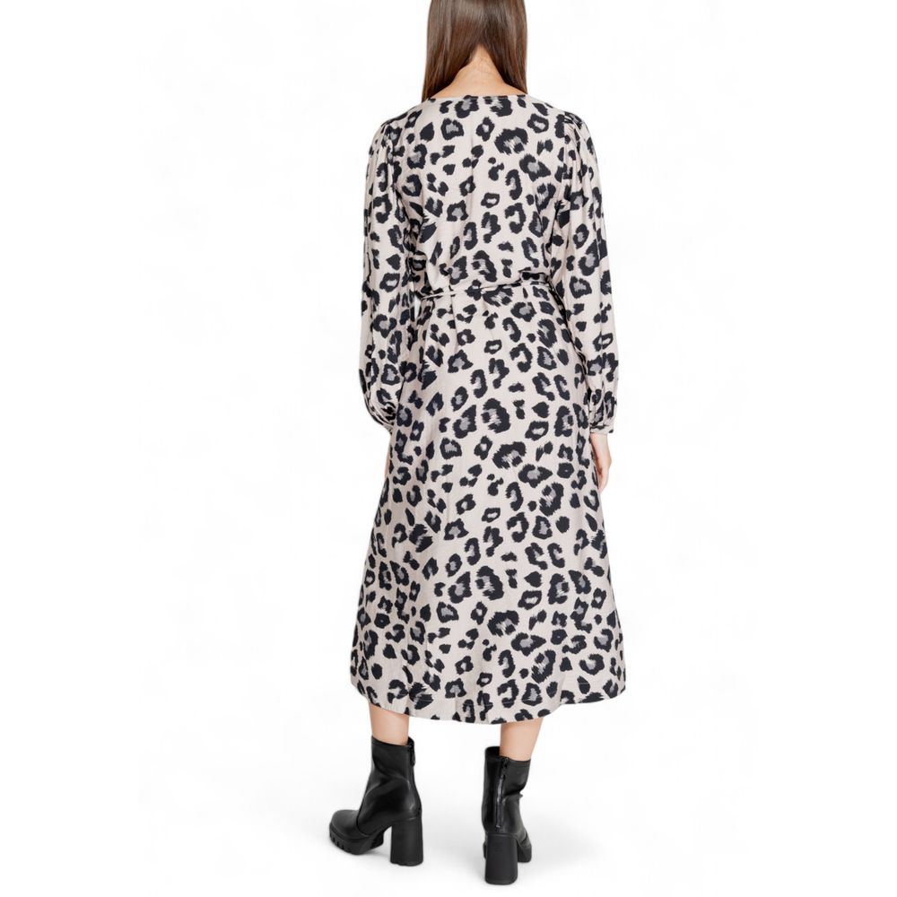 Jacqueline De Yong Gris Viscose Longue