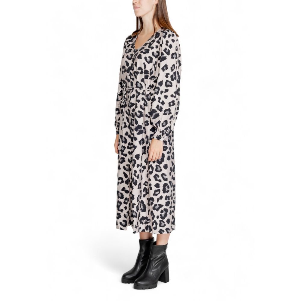 Jacqueline De Yong Gris Viscose Longue