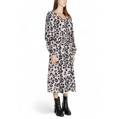 Jacqueline De Yong Gris Viscose Longue