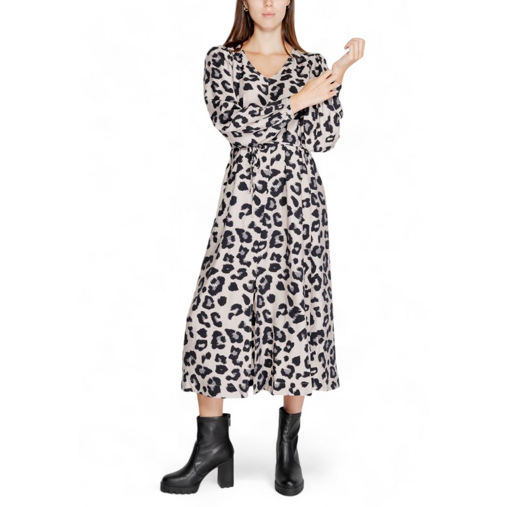 Jacqueline De Yong Gris Viscose Longue