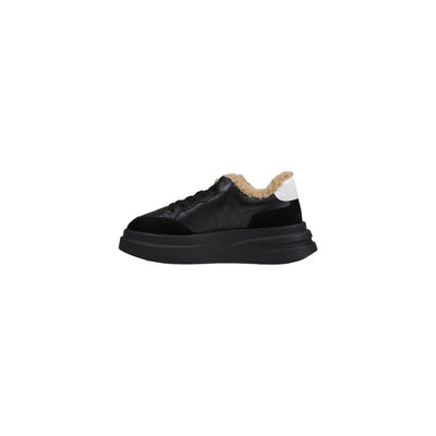 ASH Zwart-witte leren sneaker