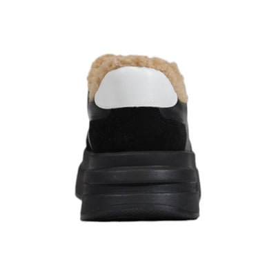 ASH Zwart-witte leren sneaker