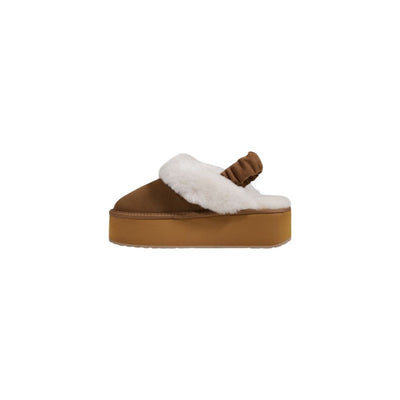 EMU Australia Beige Suede Leather Platform