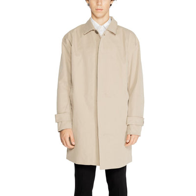 Trench-coat beige en polyester Only &amp; Sons
