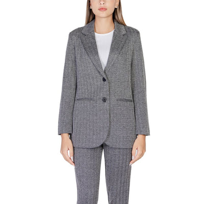 Blazer en polyester noir ICHI