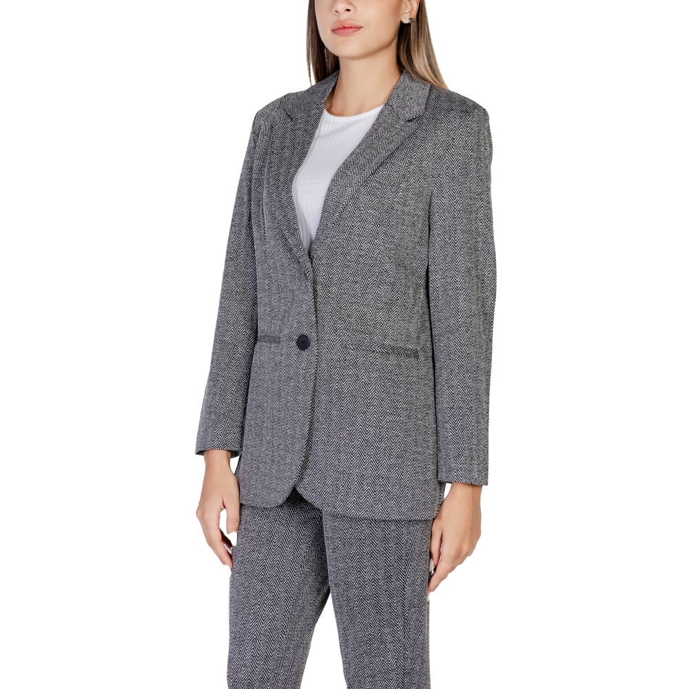 Blazer en polyester noir ICHI