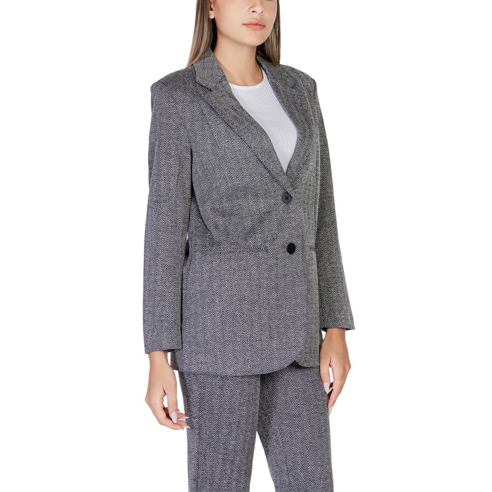 Blazer en polyester noir ICHI