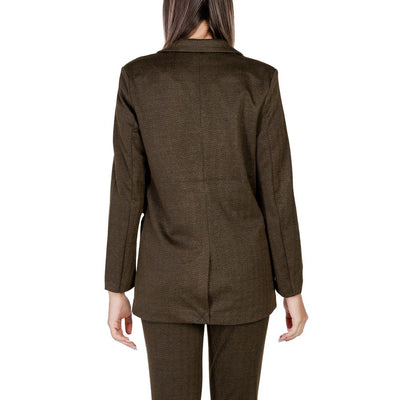Blazer vert en polyester ICHI