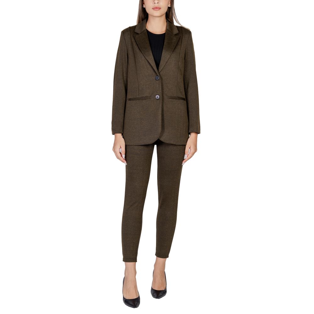 Blazer vert en polyester ICHI