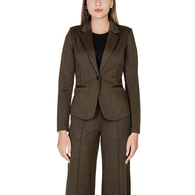 Blazer vert en polyester ICHI