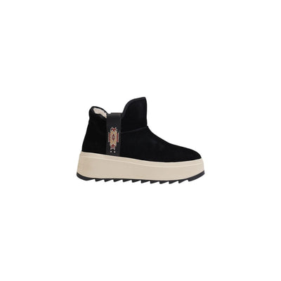 Bottines en cuir suédé noir ASH
