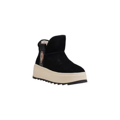 Bottines en cuir suédé noir ASH