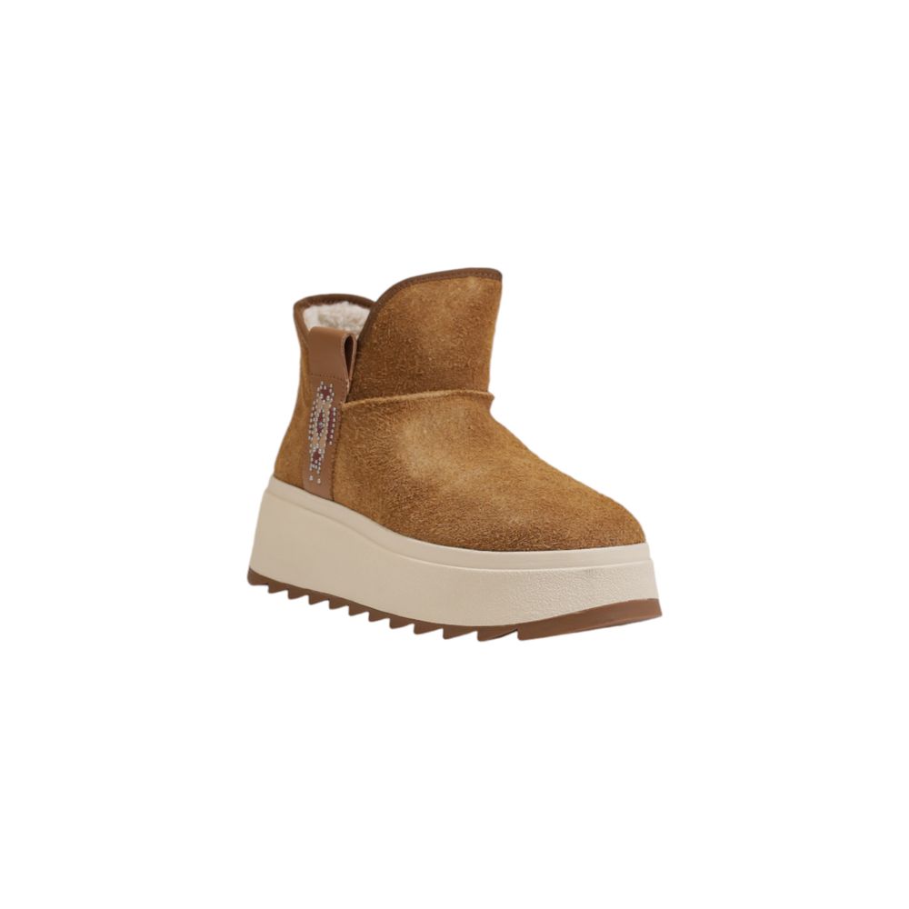 Bottines en cuir suédé marron ASH