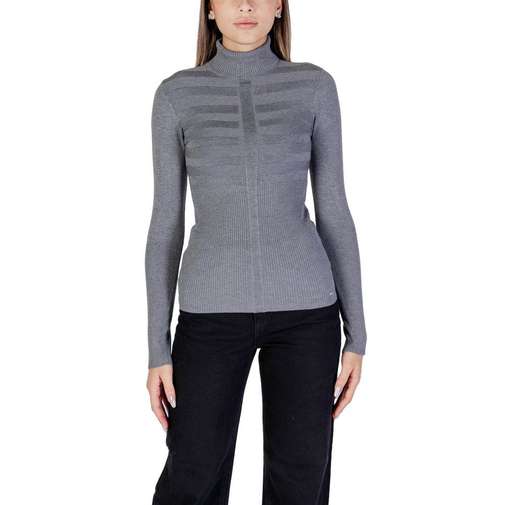 Morgan De Toi Grijze Viscose Turtleneck