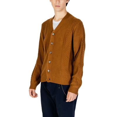 Cardigan beige en polyester Hamaki-Ho