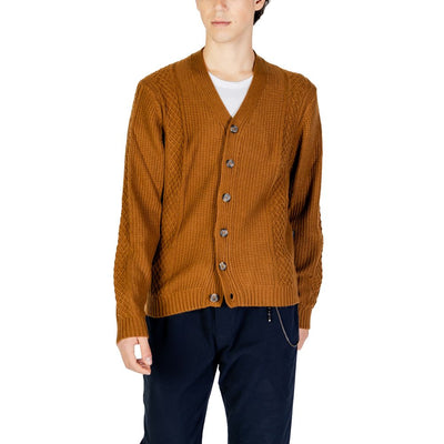 Cardigan beige en polyester Hamaki-Ho
