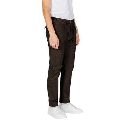 Pantalon en coton gris Hamaki-Ho