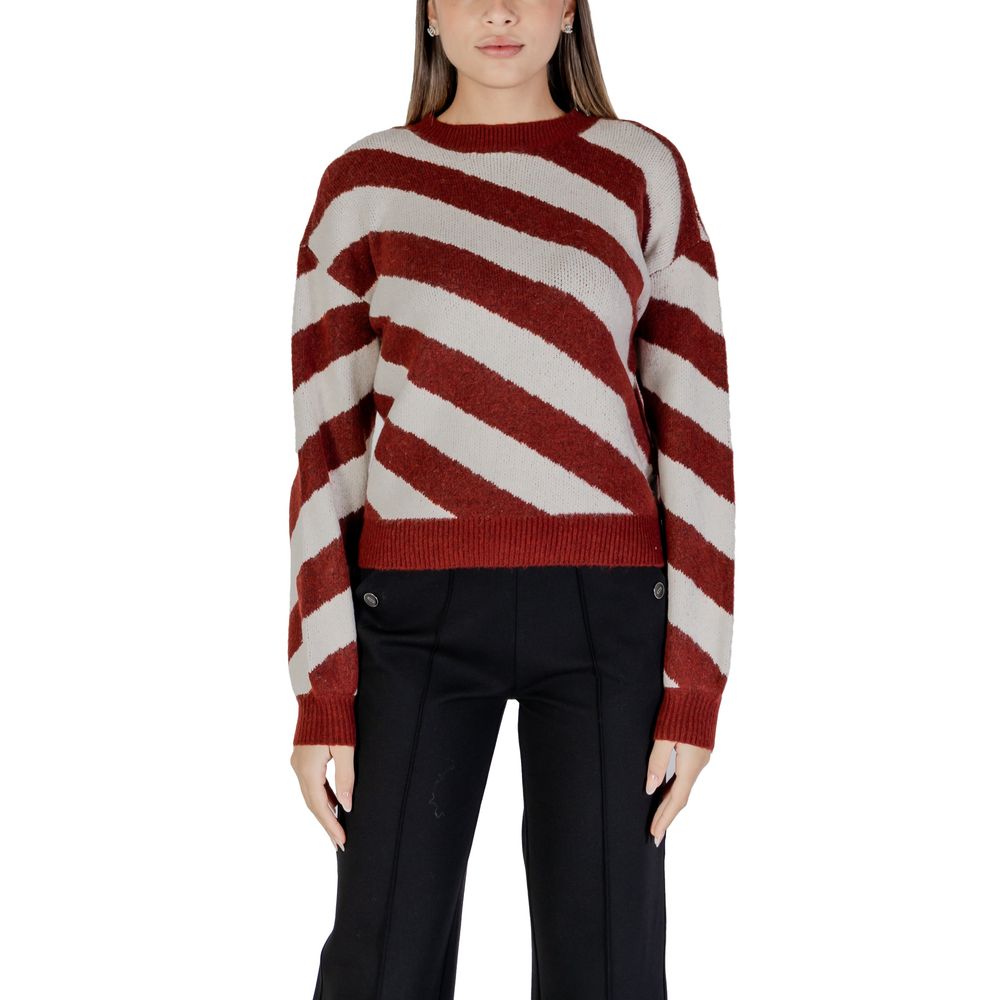 Vero Moda Bordeaux Gerecyclede Polyester Trui