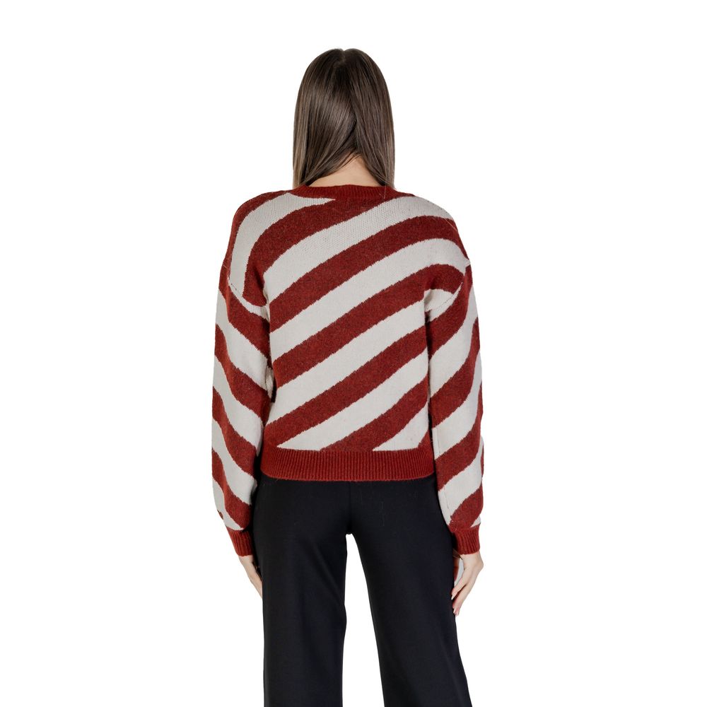 Vero Moda Bordeaux Gerecyclede Polyester Trui