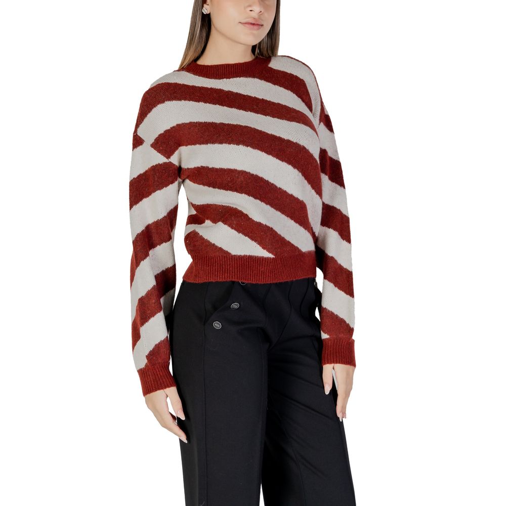Vero Moda Bordeaux Gerecyclede Polyester Trui