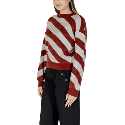 Vero Moda Bordeaux Gerecyclede Polyester Trui