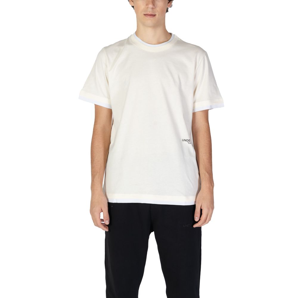 Underclub crèmekleurig katoenen T-shirt