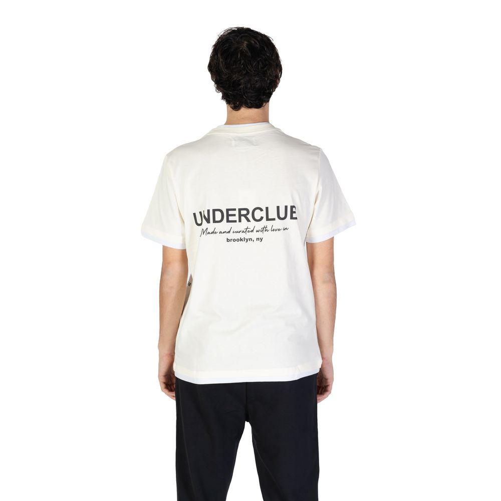 Underclub crèmekleurig katoenen T-shirt