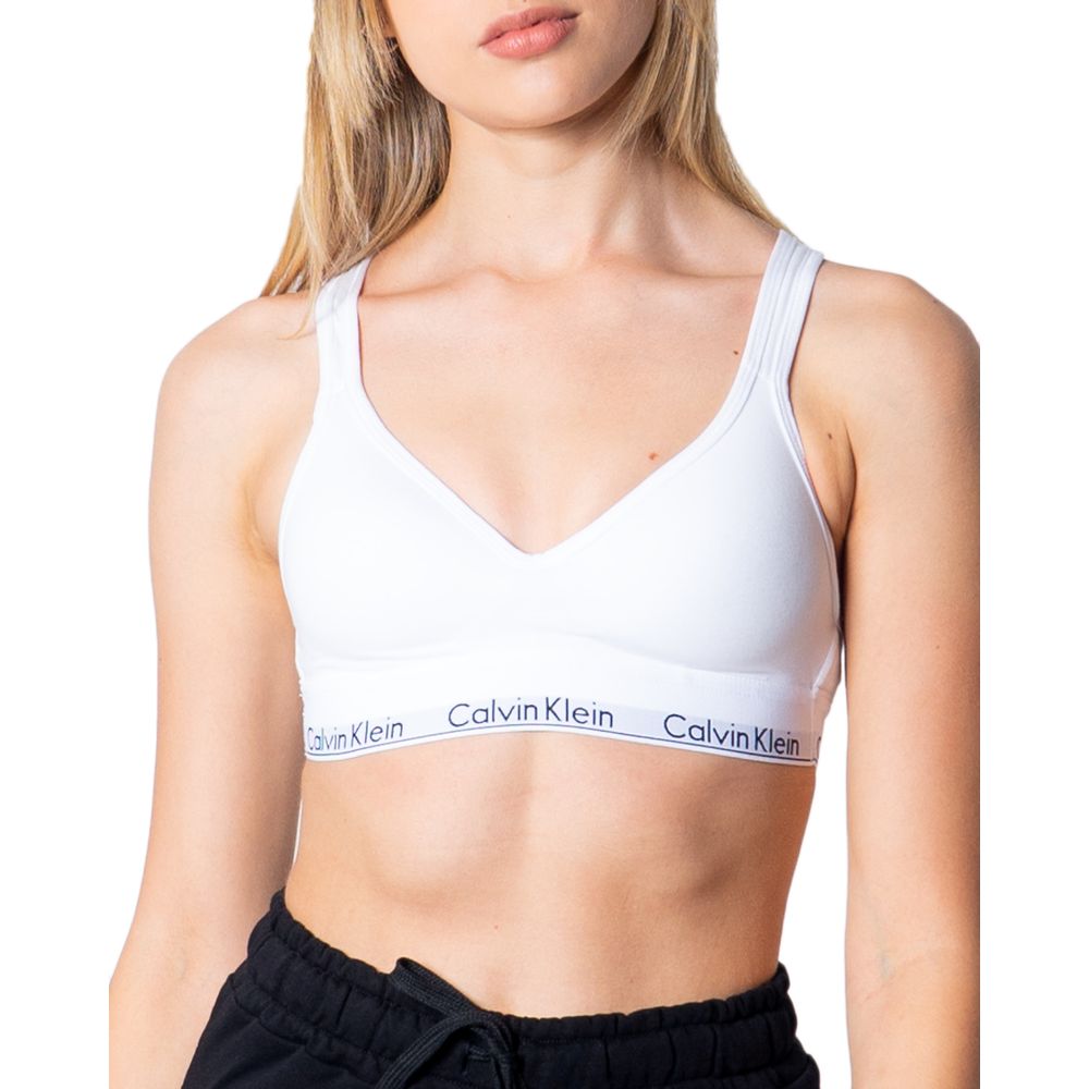 Soutien-gorge en polyester blanc Calvin Klein Underwear