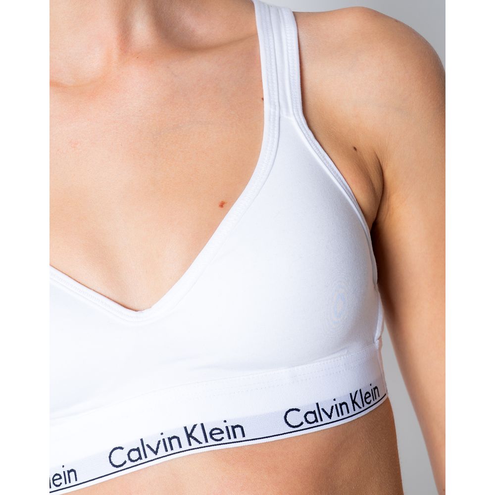 Soutien-gorge en polyester blanc Calvin Klein Underwear
