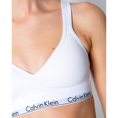 Soutien-gorge en polyester blanc Calvin Klein Underwear