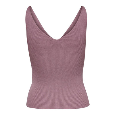 Jacqueline De Yong Purple Viscose Tank Top