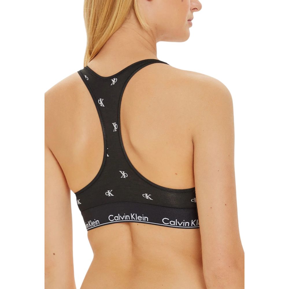 Soutien-gorge en coton noir et blanc Calvin Klein Underwear