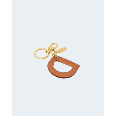 Alviero Martini Prima Classe beige lederen sleutelhanger