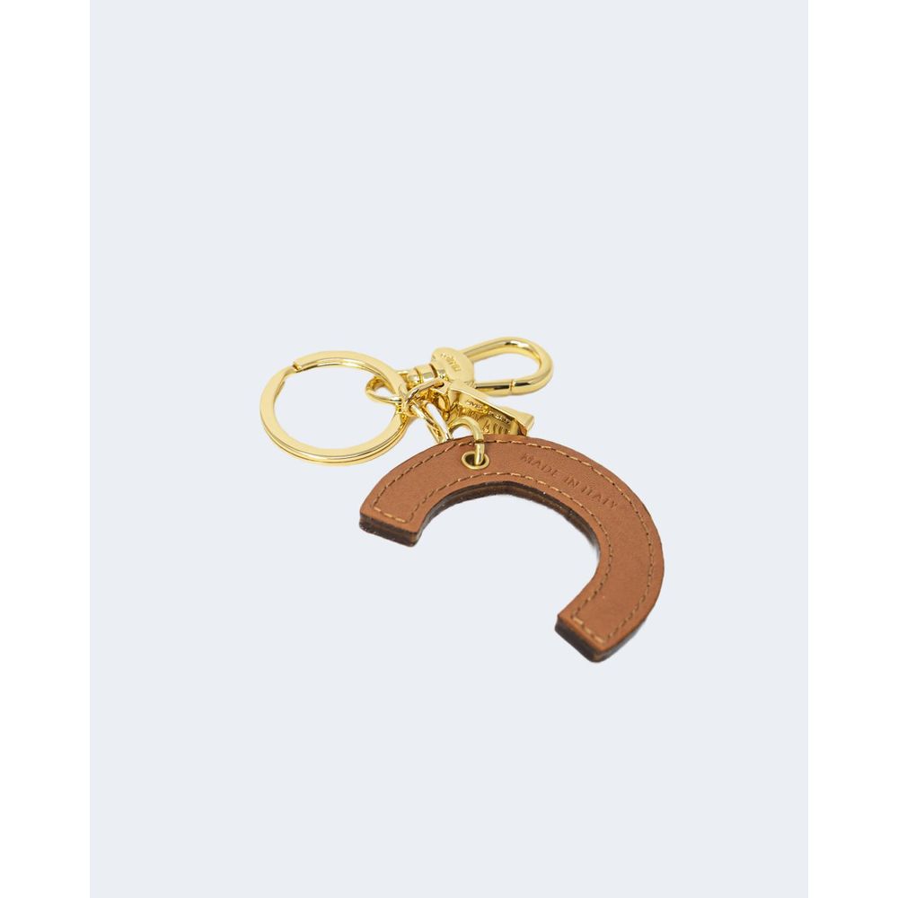 Alviero Martini Prima Classe beige lederen sleutelhanger