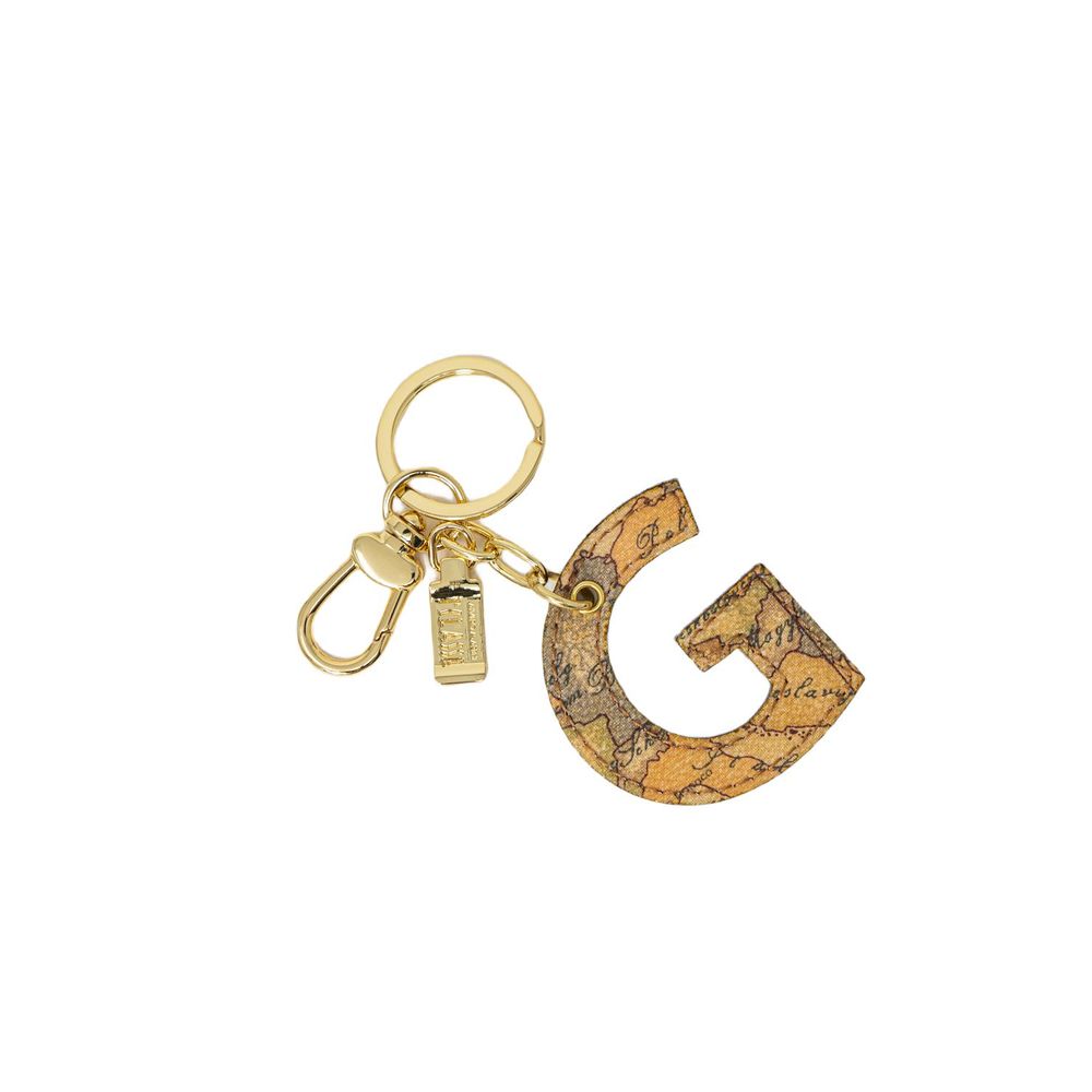 Alviero Martini Prima Classe Beige Polyethyleen Sleutelhanger