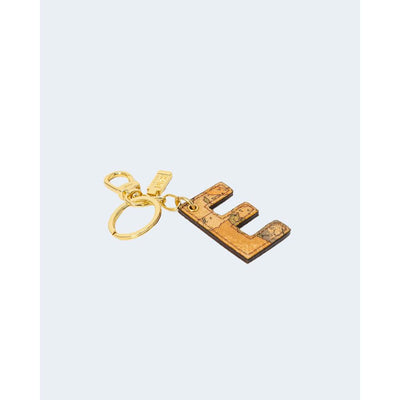 Alviero Martini Prima Classe beige lederen sleutelhanger