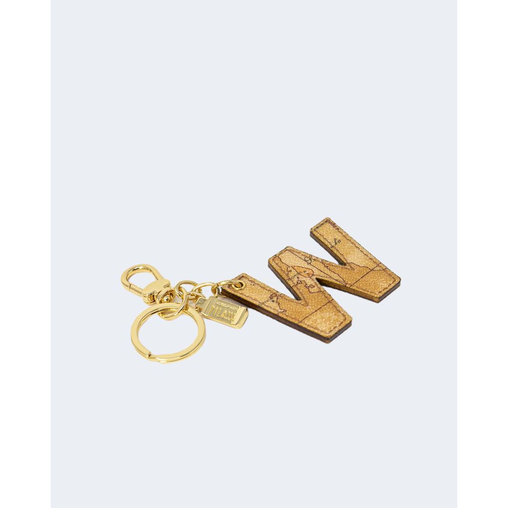 Alviero Martini Prima Classe beige lederen sleutelhanger