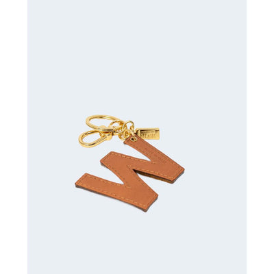 Alviero Martini Prima Classe beige lederen sleutelhanger