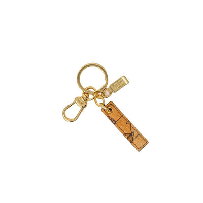 Alviero Martini Prima Classe beige lederen sleutelhanger