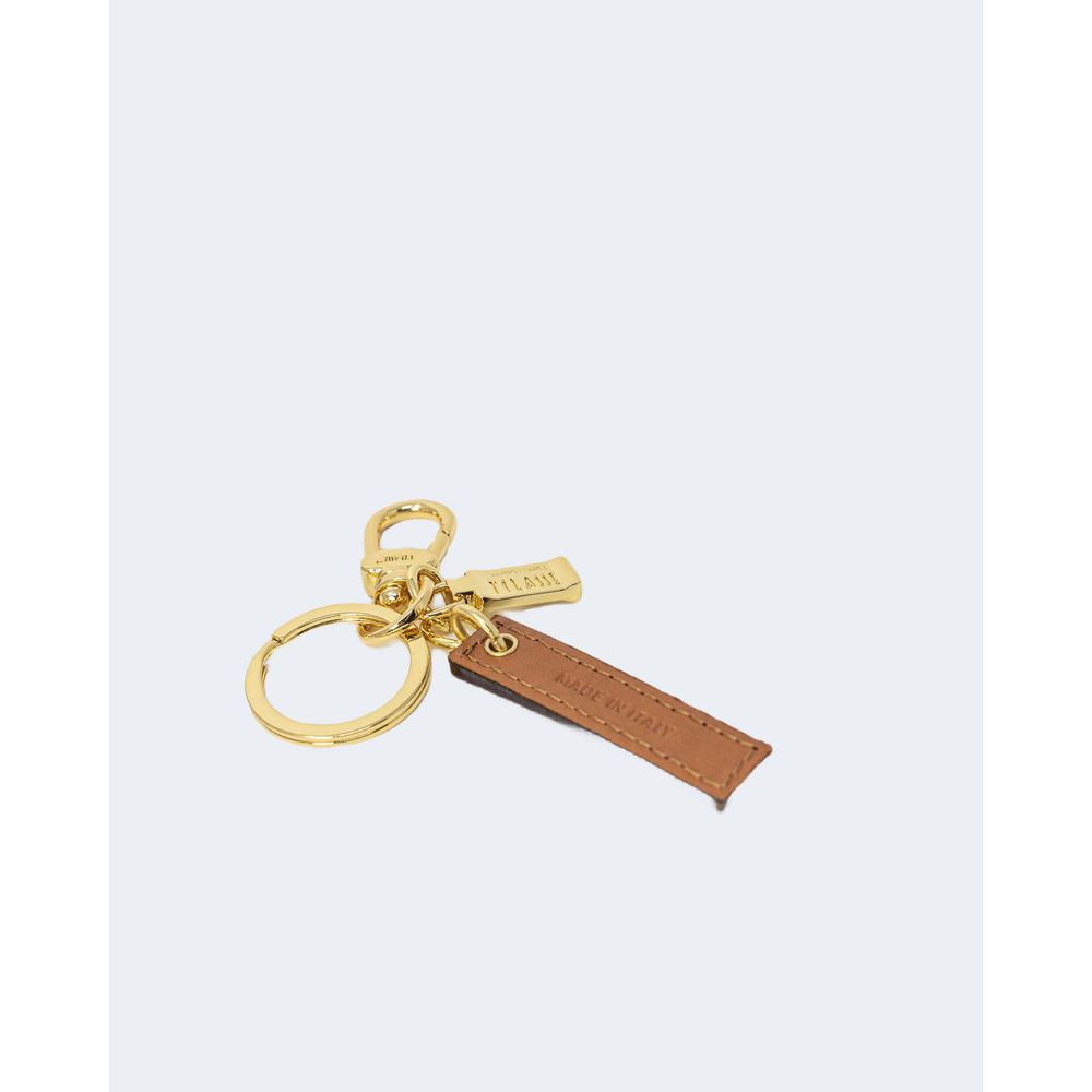 Alviero Martini Prima Classe beige lederen sleutelhanger