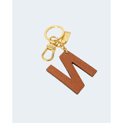 Alviero Martini Prima Classe beige lederen sleutelhanger