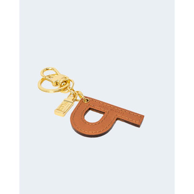 Alviero Martini Prima Classe beige lederen sleutelhanger